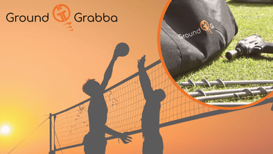 Beach Sports with the GroundGrabba series of ground anchors