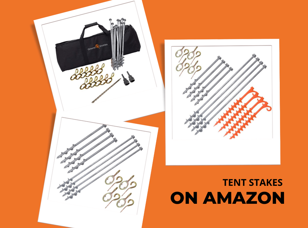 Tent Stakes on Amazon