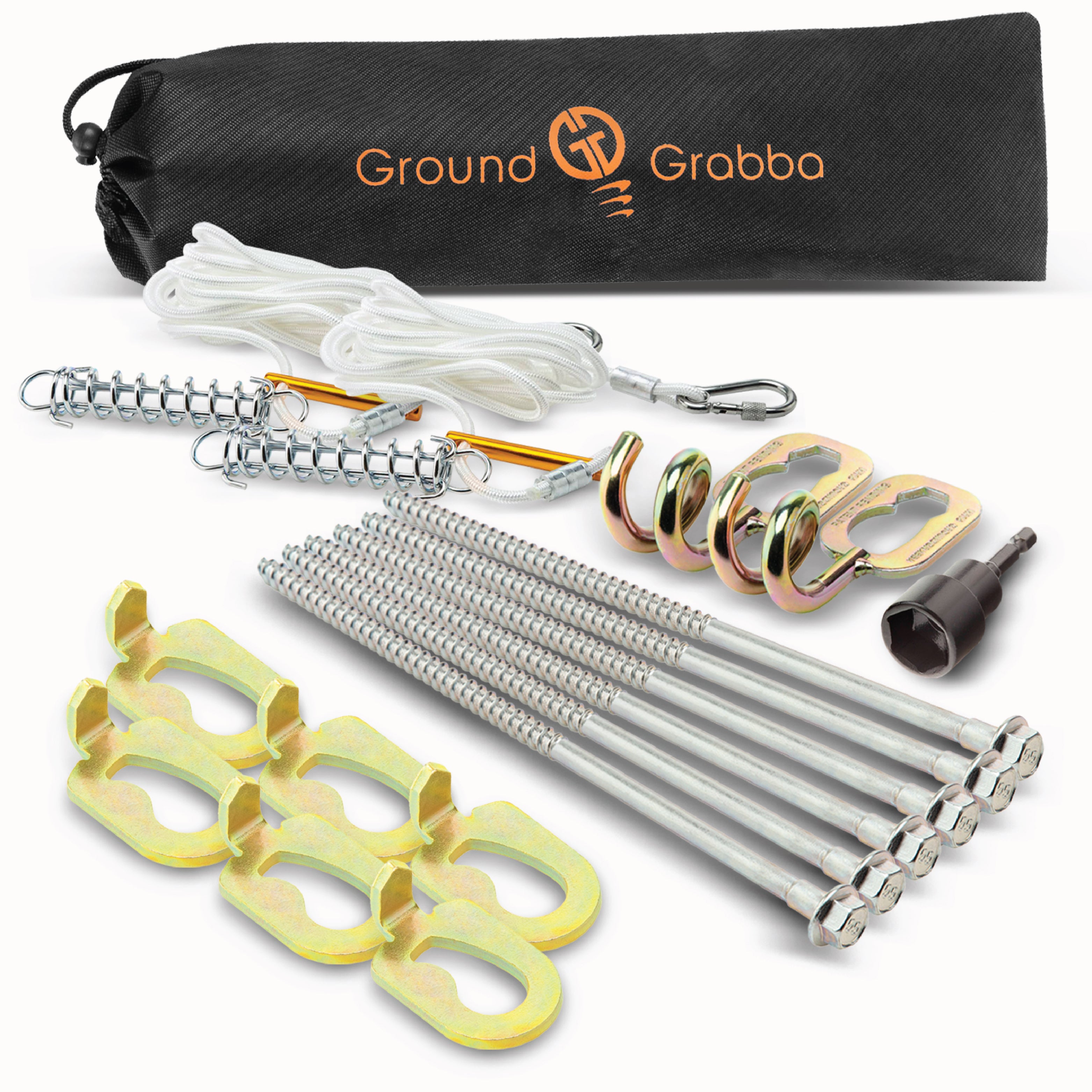 tent camping supplies GroundGrabba Tent Camping Kit | Power Planter GroundGrabba PRO I