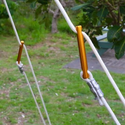 Spring Guy Rope Spring Loaded Guy Rope Tie Downs – GroundGrabba